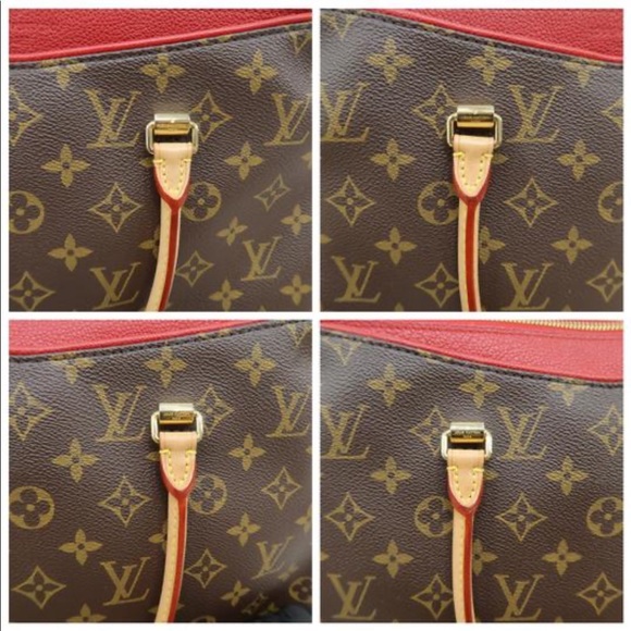 ⭐️LOUIS VUITTON PALLAS BROWN RED MONOGRAM CANVAS⭐️ - Picture 8 of 11